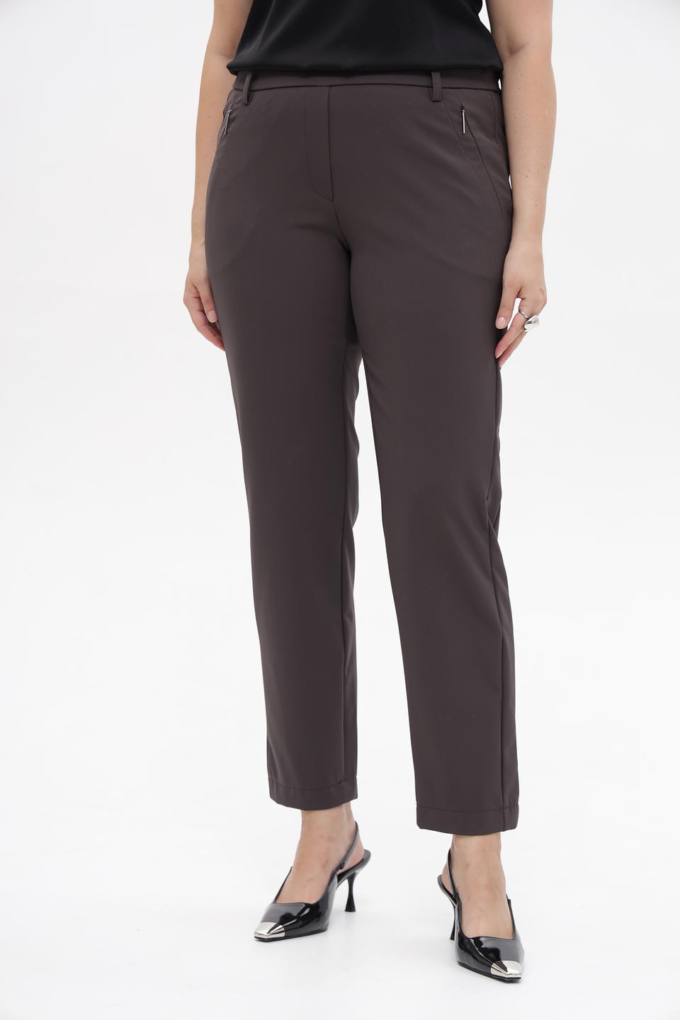 Брюки Gardeur укороченные серо-коричневые