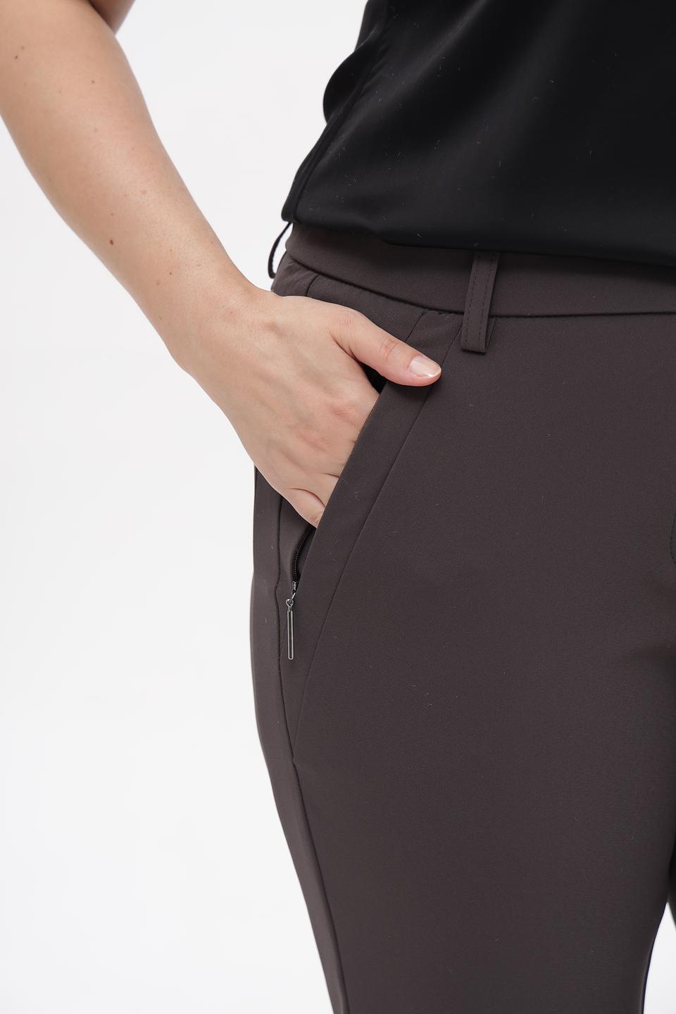 Брюки Gardeur укороченные серо-коричневые