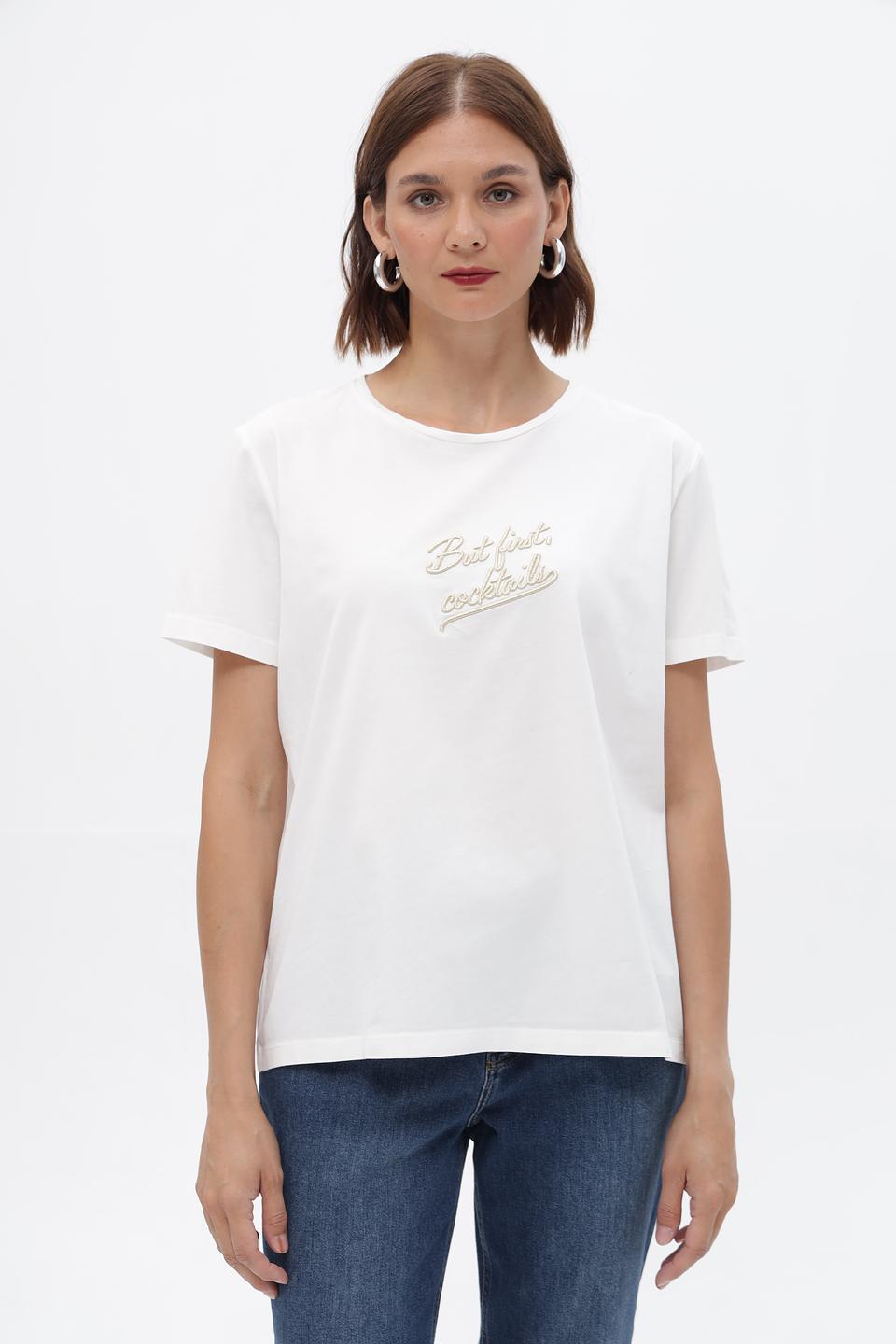 Футболка Marc Aurel с вышивкой