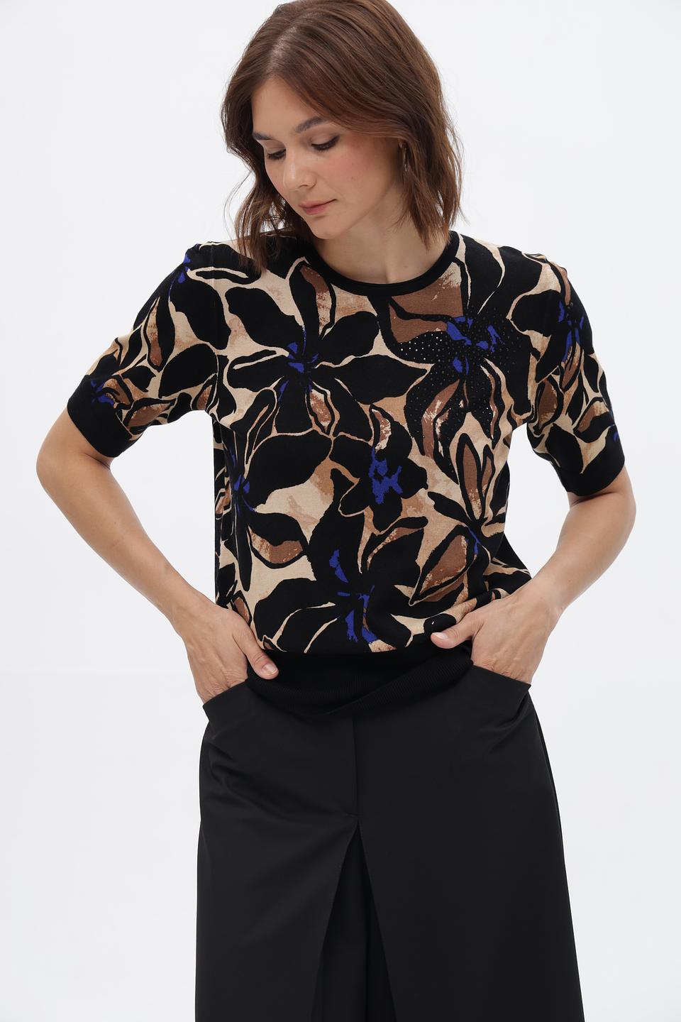 Пуловер Betty Barclay с цветочным принтом