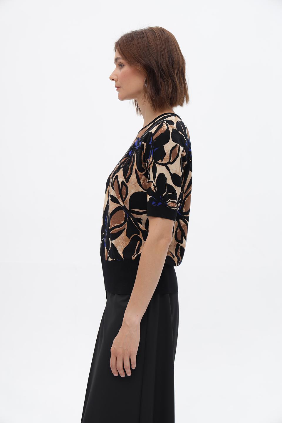 Пуловер Betty Barclay с цветочным принтом