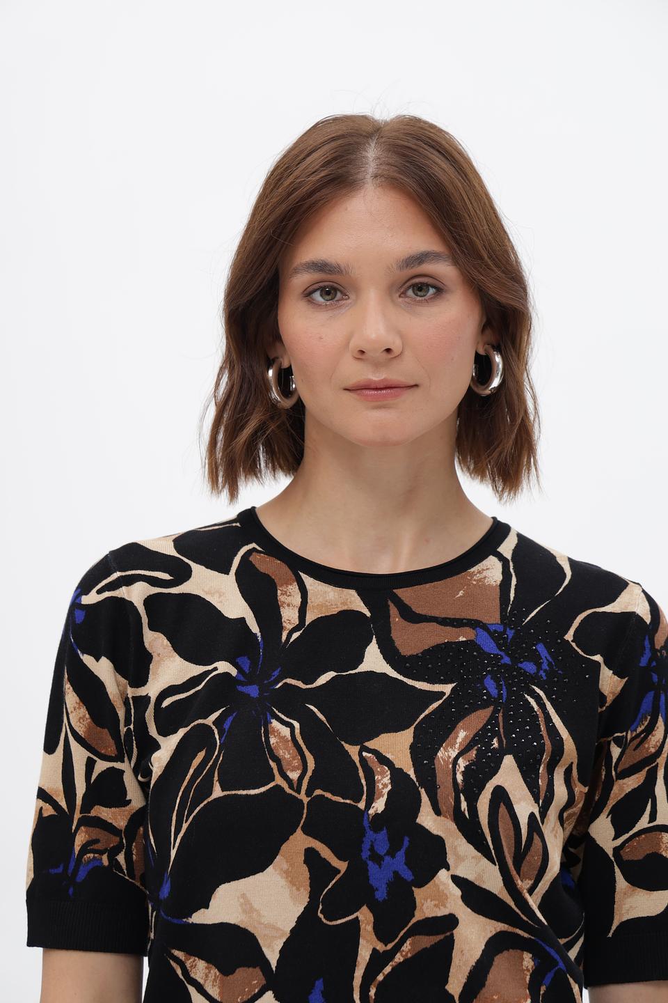 Пуловер Betty Barclay с цветочным принтом