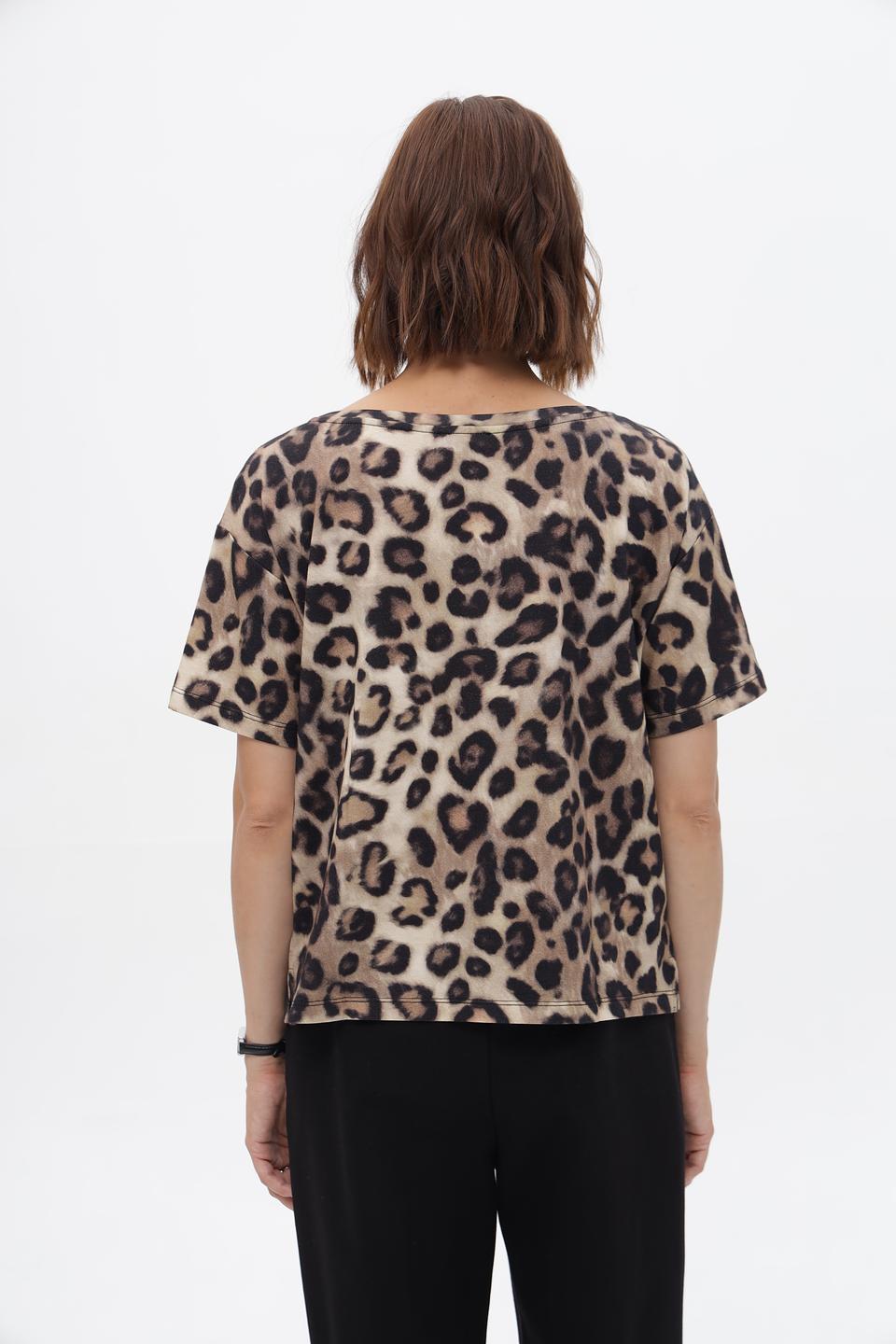 Футболка Monari леопард