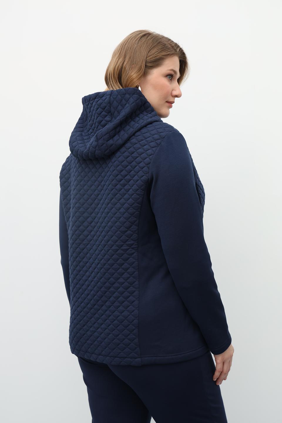 Жакет Olsen стеганый синий