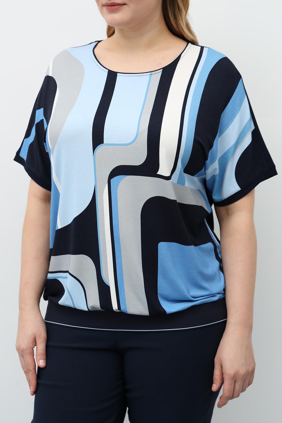 Блузка Via Appia с геометрическим принтом