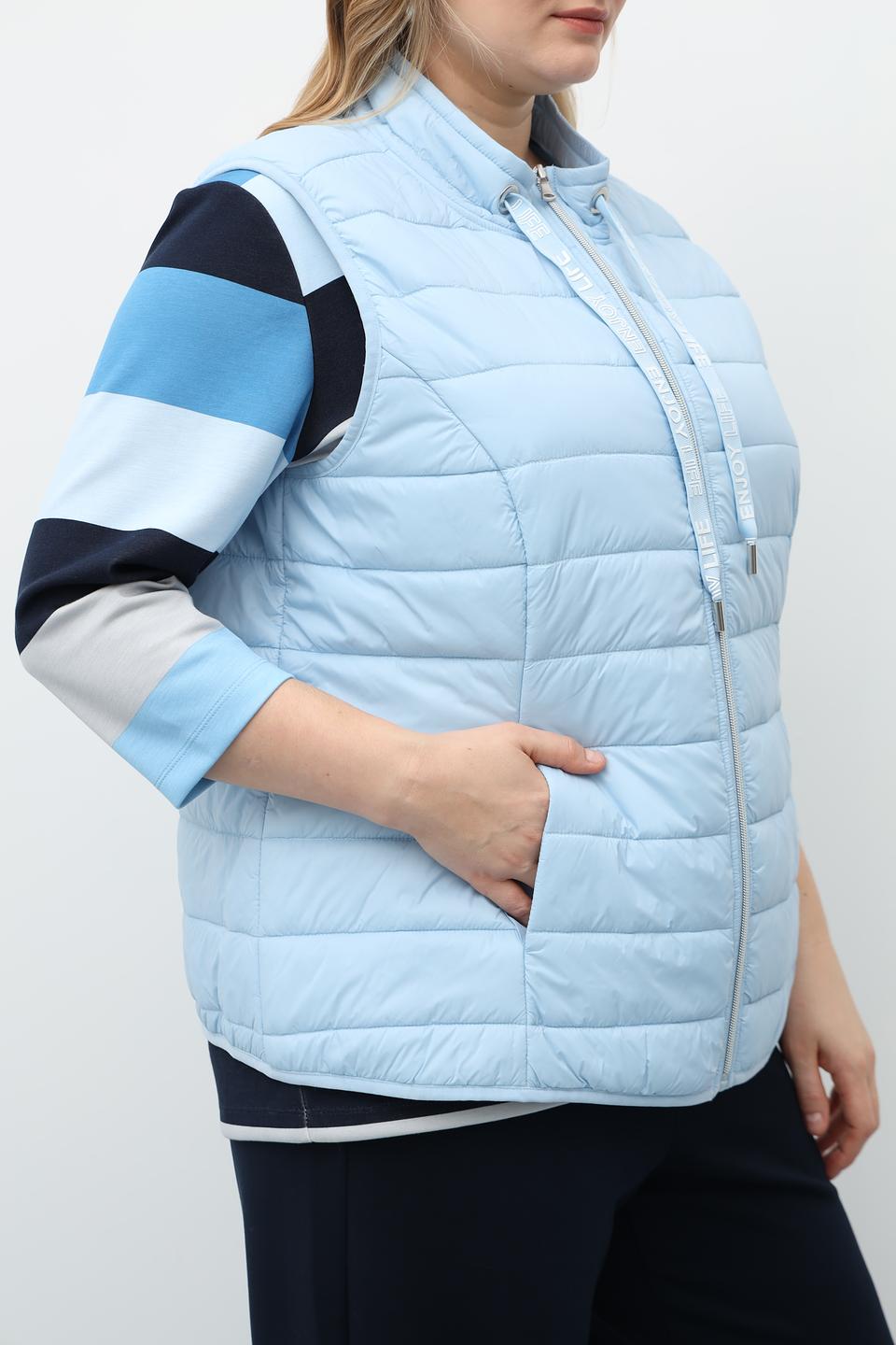 Жилет Via Appia стеганый голубой