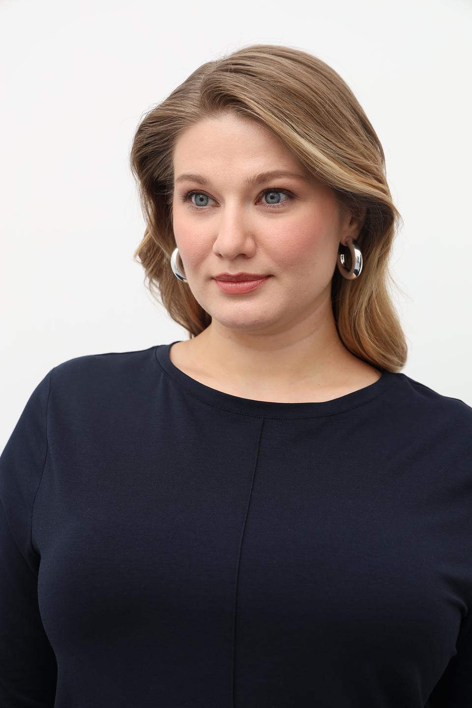 Футболка Frank Walder тёмно-синяя