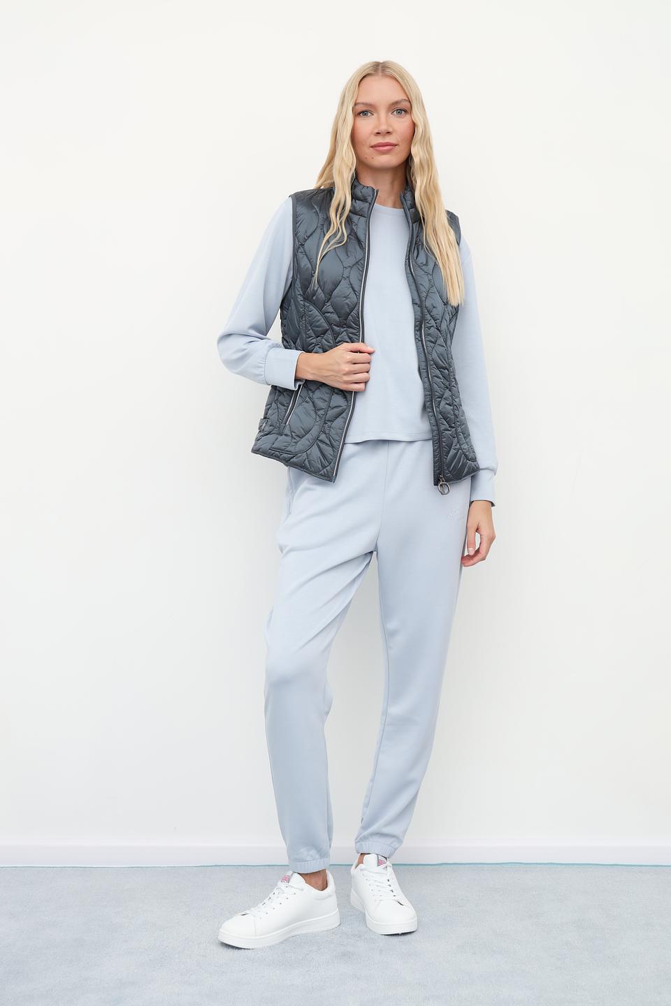 Жилет стеганый Betty Barclay серый