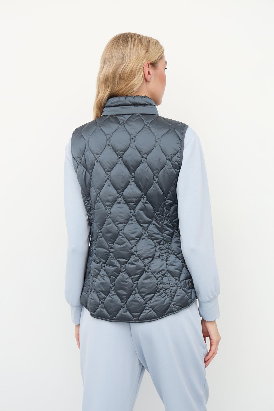 Жилет стеганый Betty Barclay серый