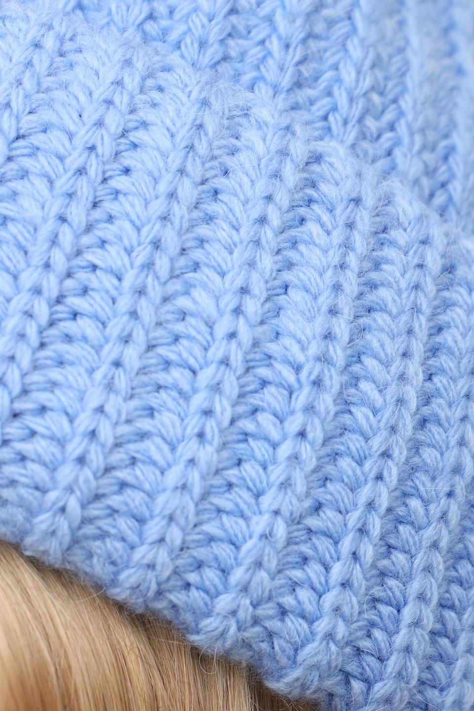 Шапка Julia Florenzi голубая