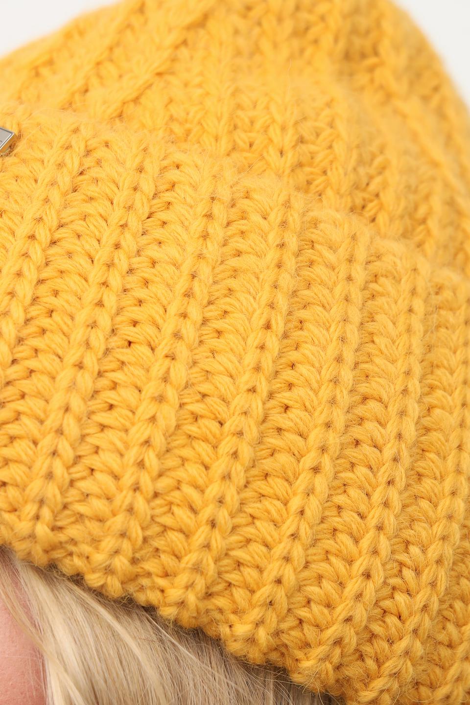 Шапка Julia Florenzi горчичная