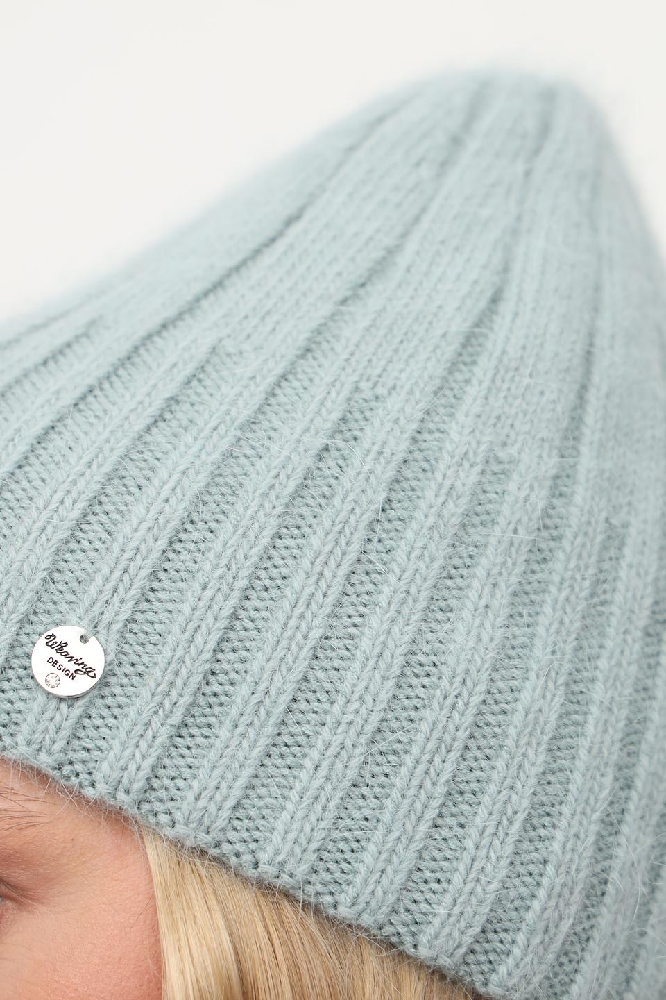 Шапка Julia Florenzi голубого цвета