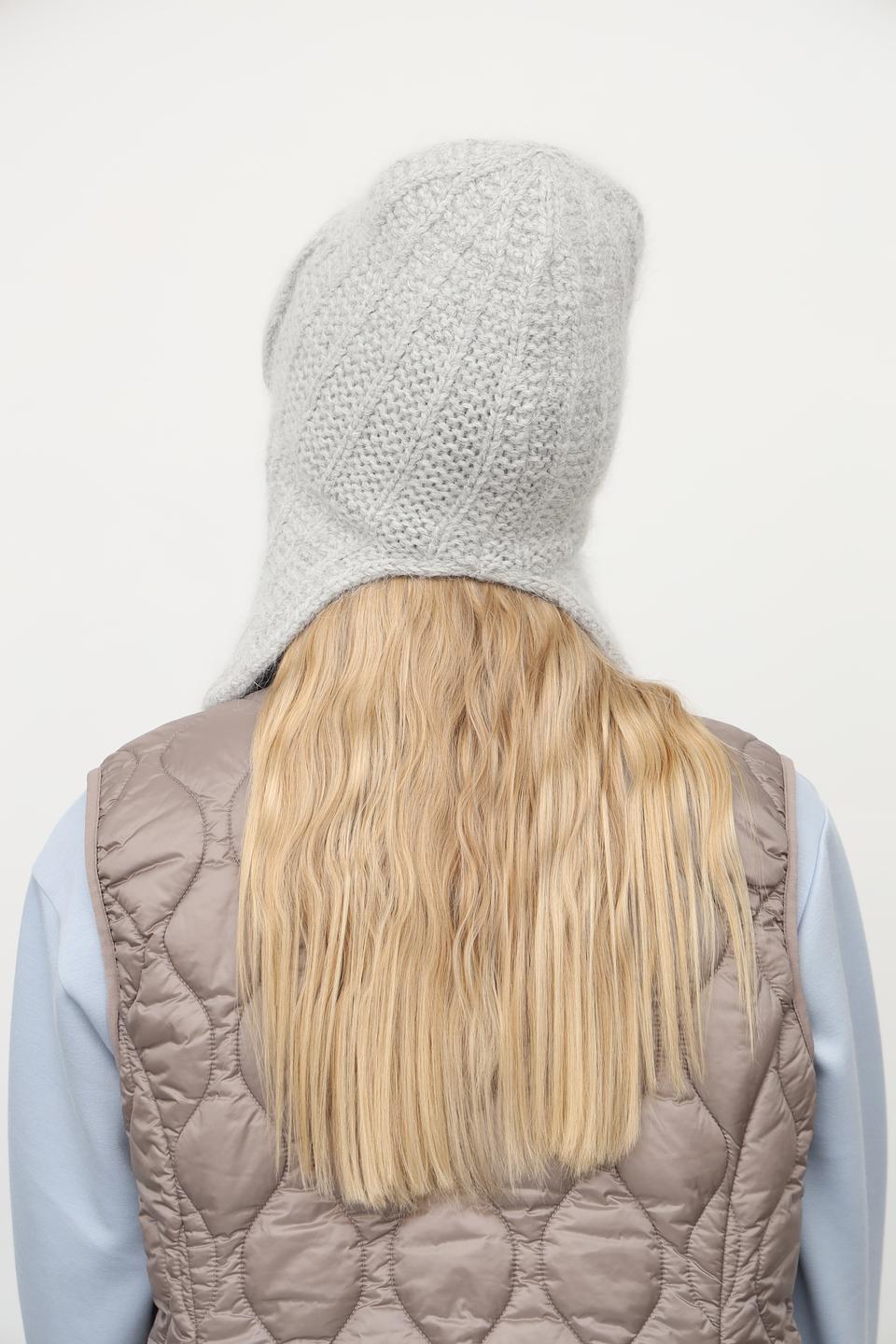 Шапка Julia Florenzi серая с ушами