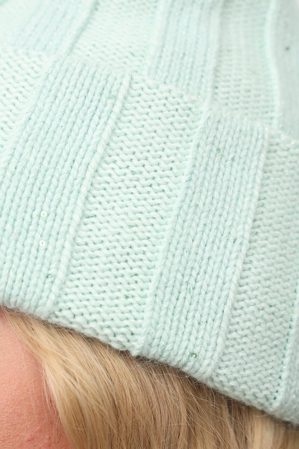 Шапка Julia Florenzi бирюзовая