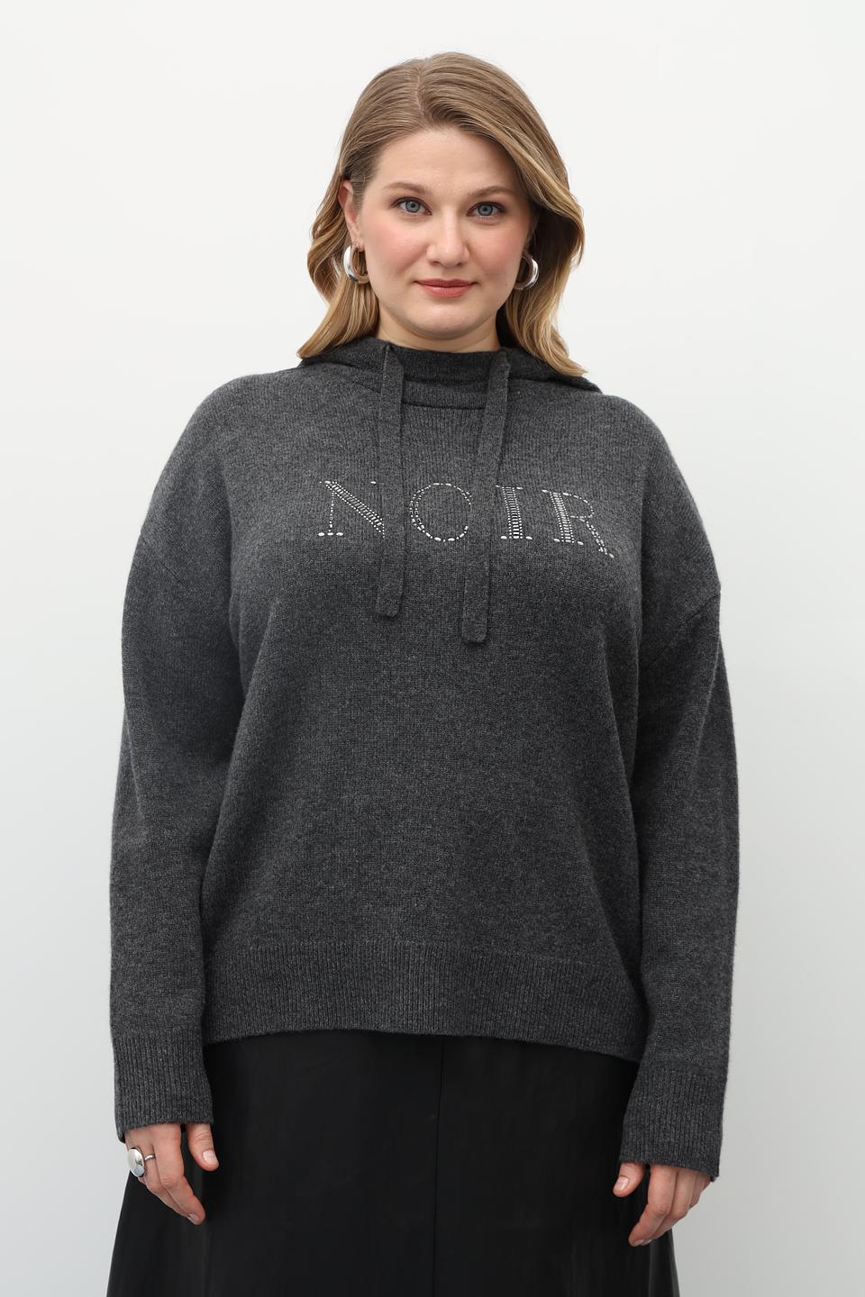 Пуловер с капюшоном Catnoir с логотипом