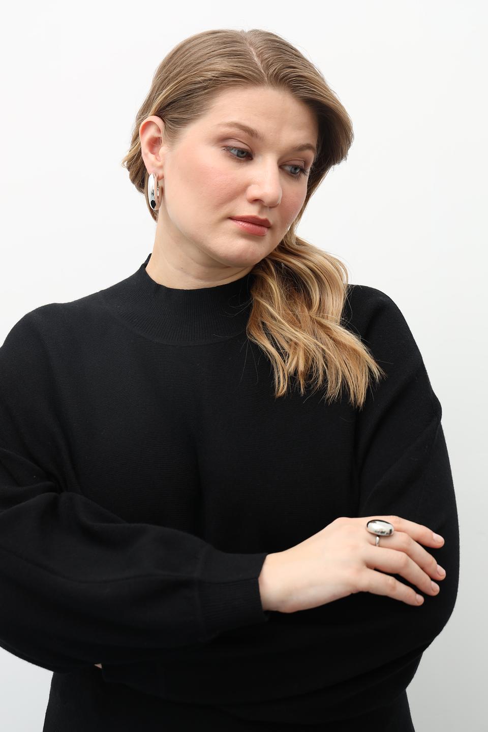 Пуловер Luisa Cerano черный