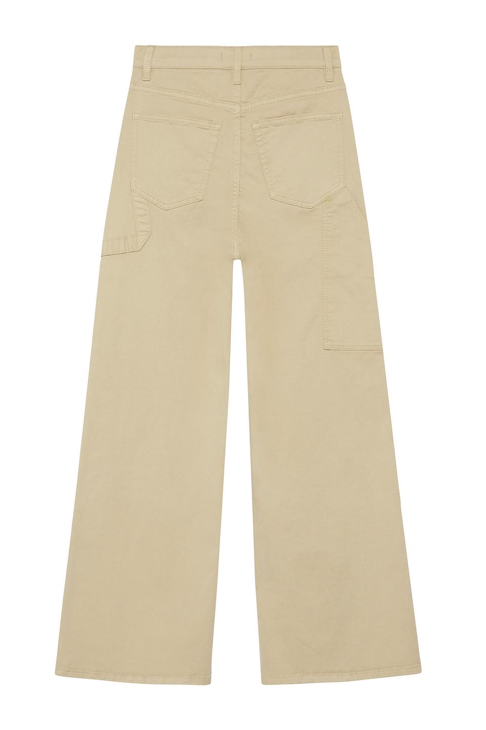 Брюки s.Oliver дев. широкие бежевые