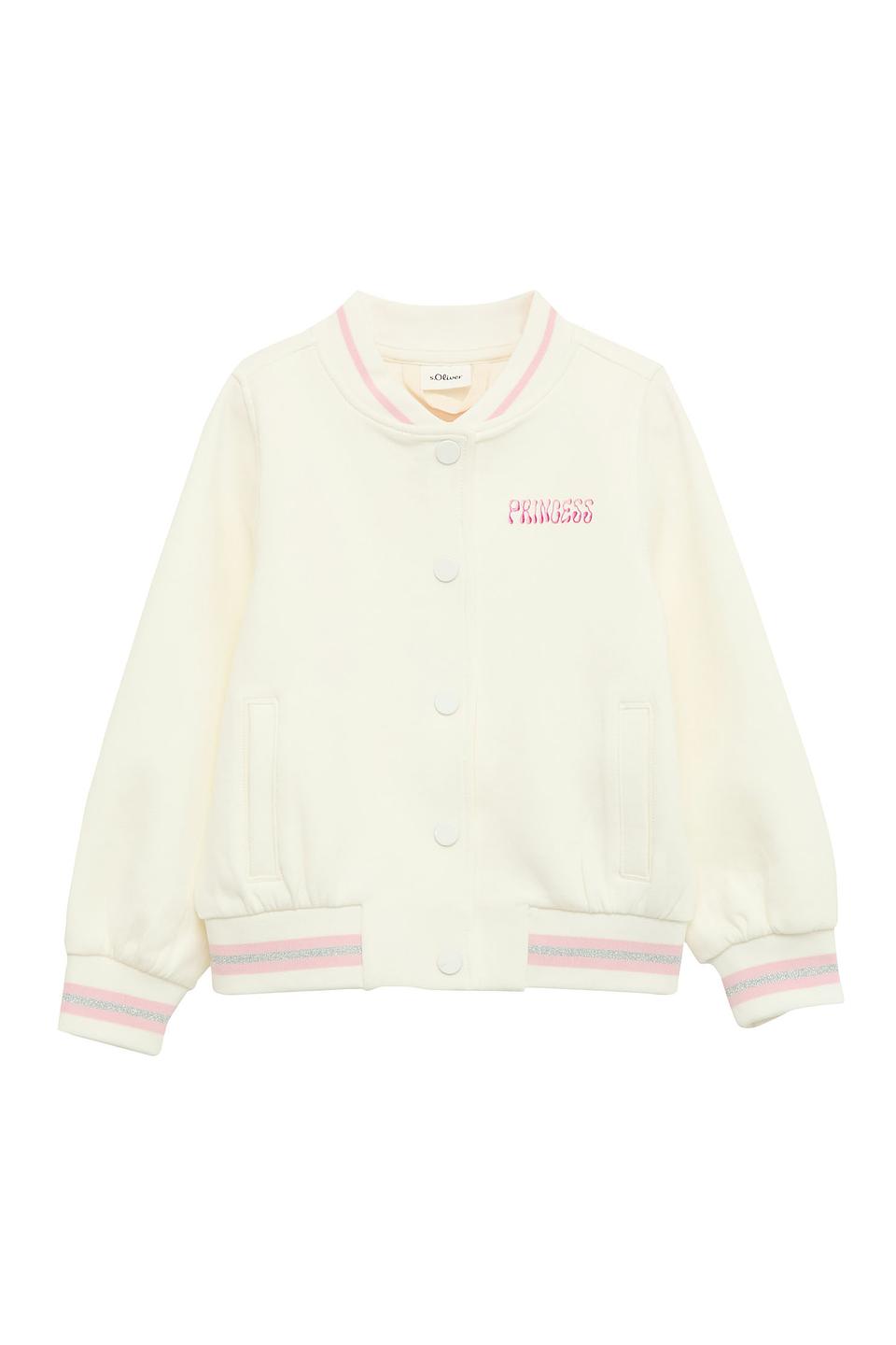 Толстовка s.Oliver дев. с вышивкой белый