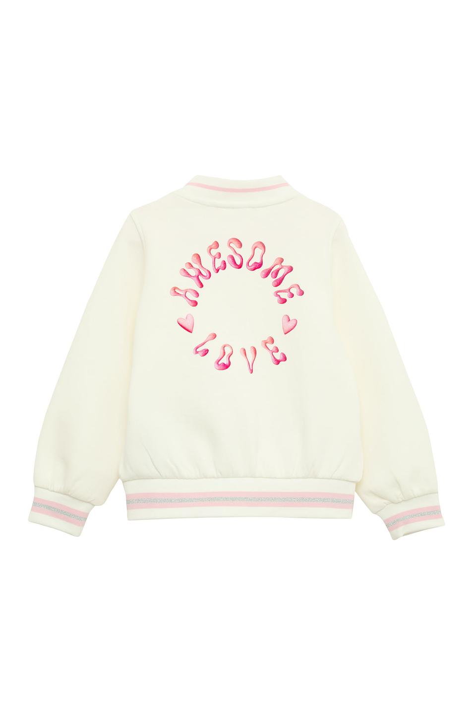 Толстовка s.Oliver дев. с вышивкой белый