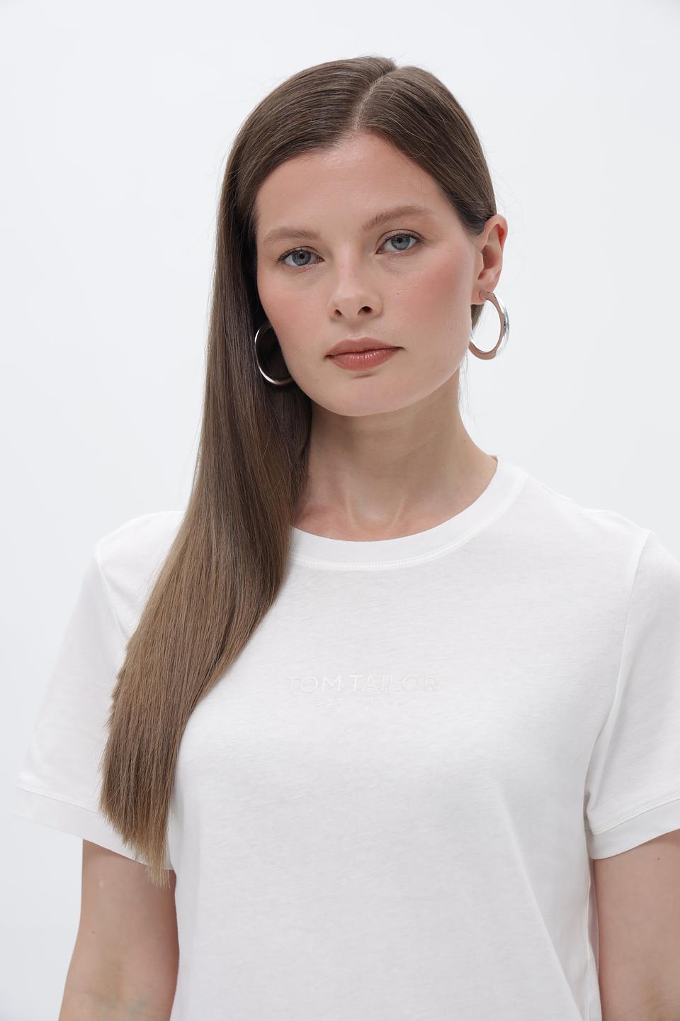 Футболка Tom Tailor женская белая