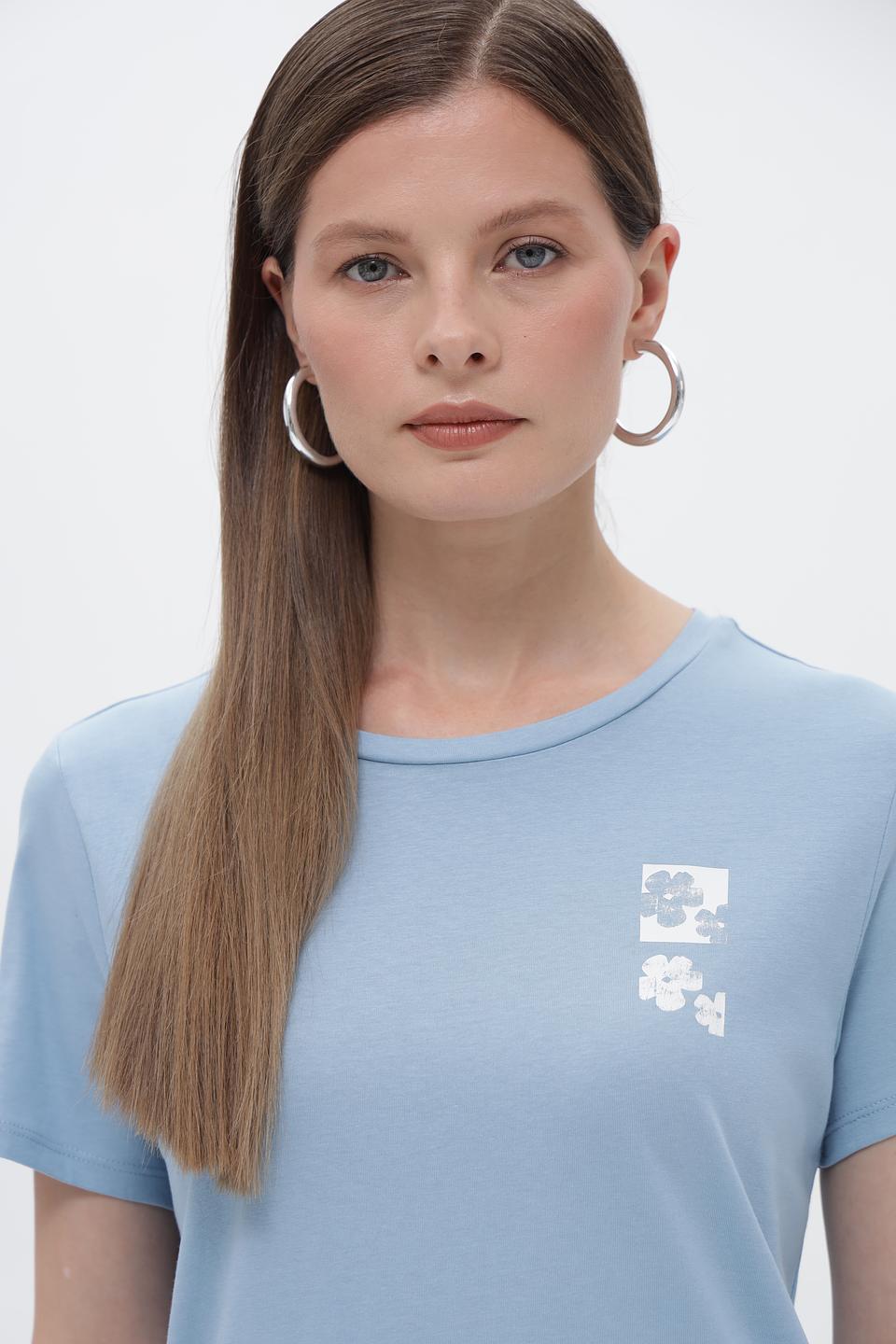 Футболка Tom Tailor denim голубая