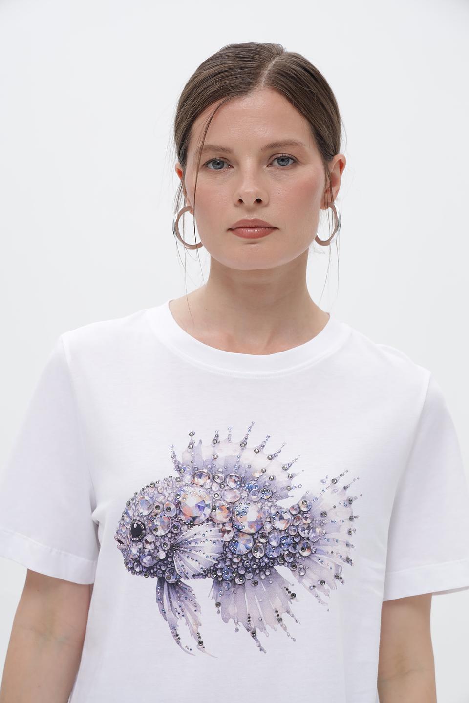 Футболка Rich and Royal с принтом