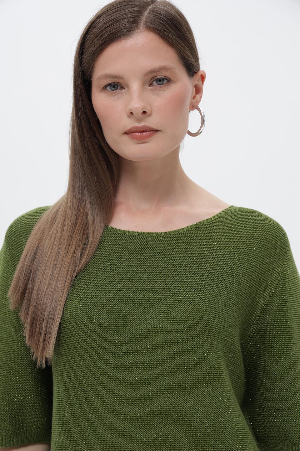 Пуловер Rabe collection оливковый