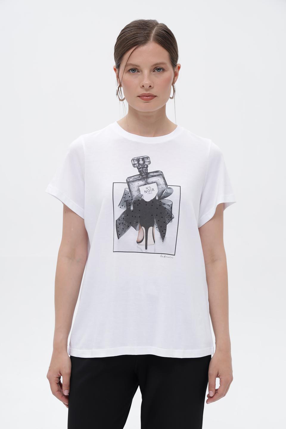 Футболка Catnoir с принтом "Парфюм"