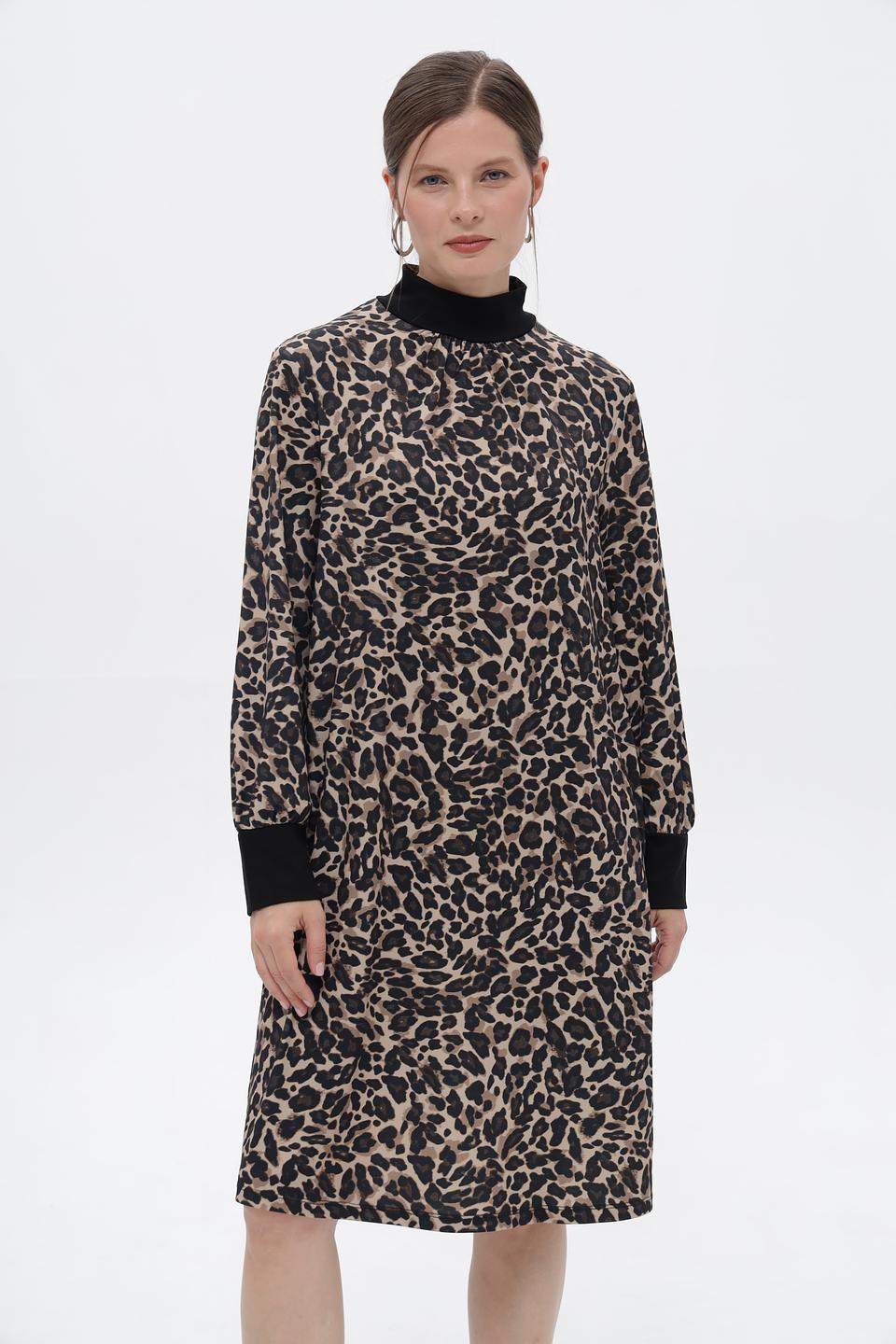 Платье Miss Lagotte с леопардовым принтом