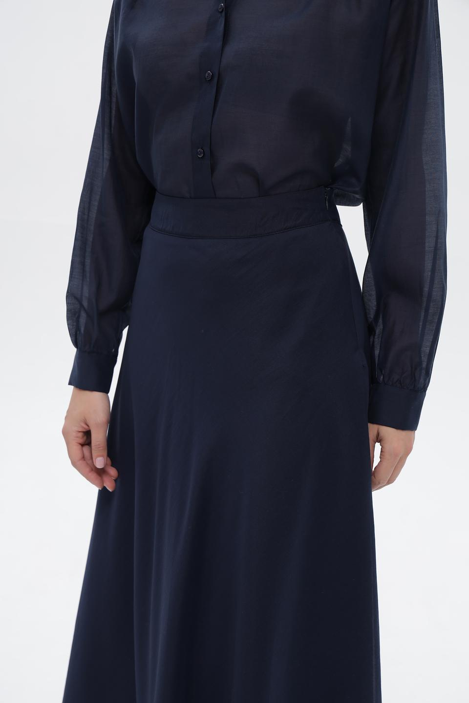 Юбка Croche женская темно-синяя