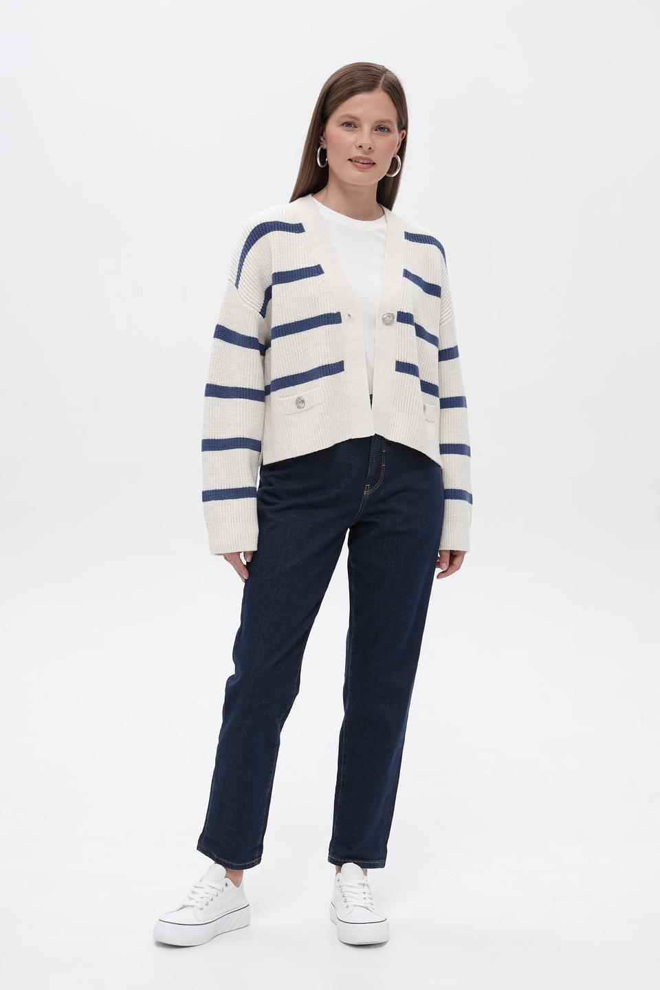 Жакет Oui в полоску