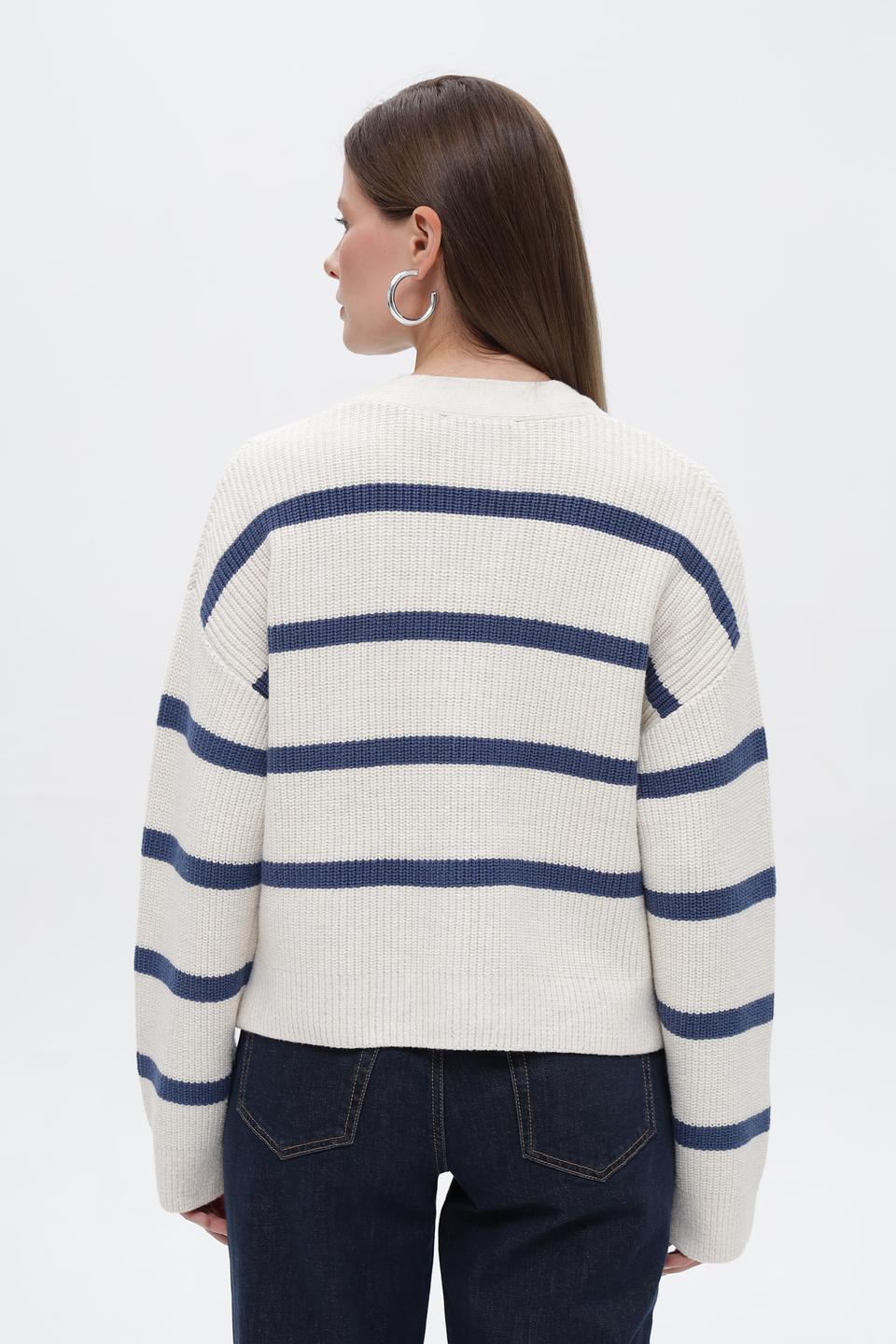 Жакет Oui в полоску