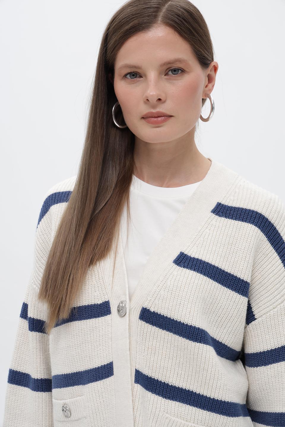 Жакет Oui в полоску