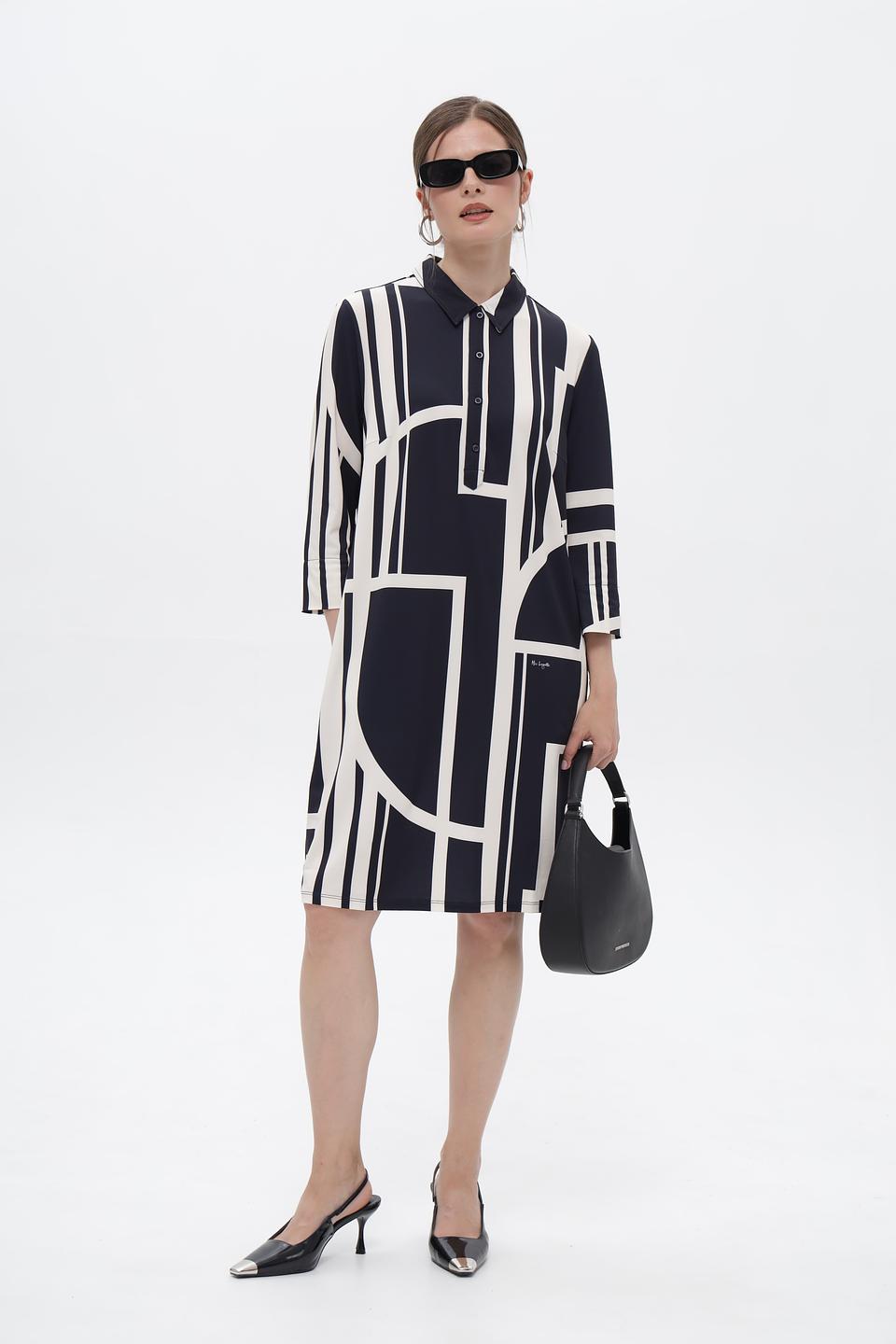 Платье Miss Lagotte геометричное