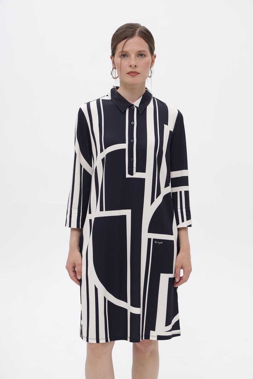 Платье Miss Lagotte геометричное