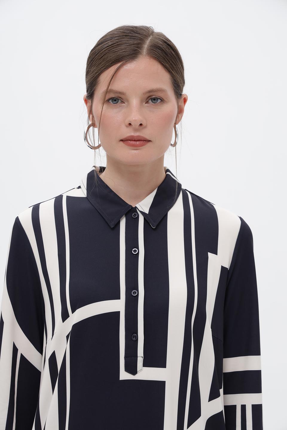 Платье Miss Lagotte геометричное