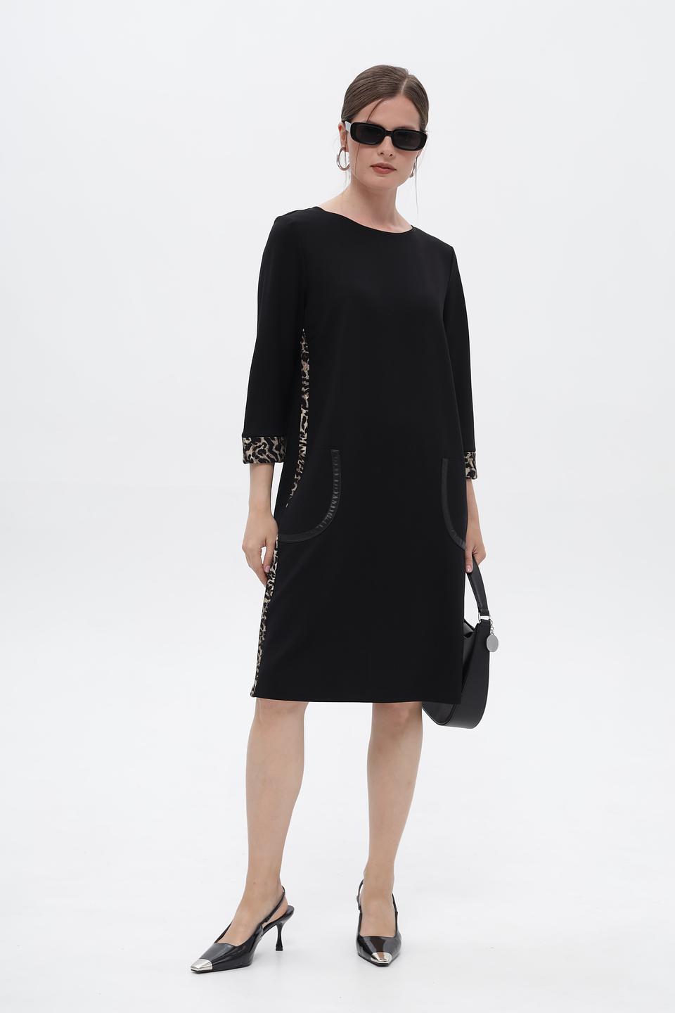 Платье Betty Barclay с леопардовыми деталями