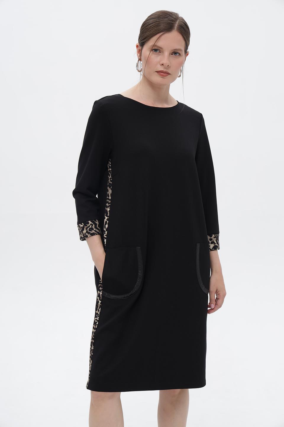 Платье Betty Barclay с леопардовыми деталями