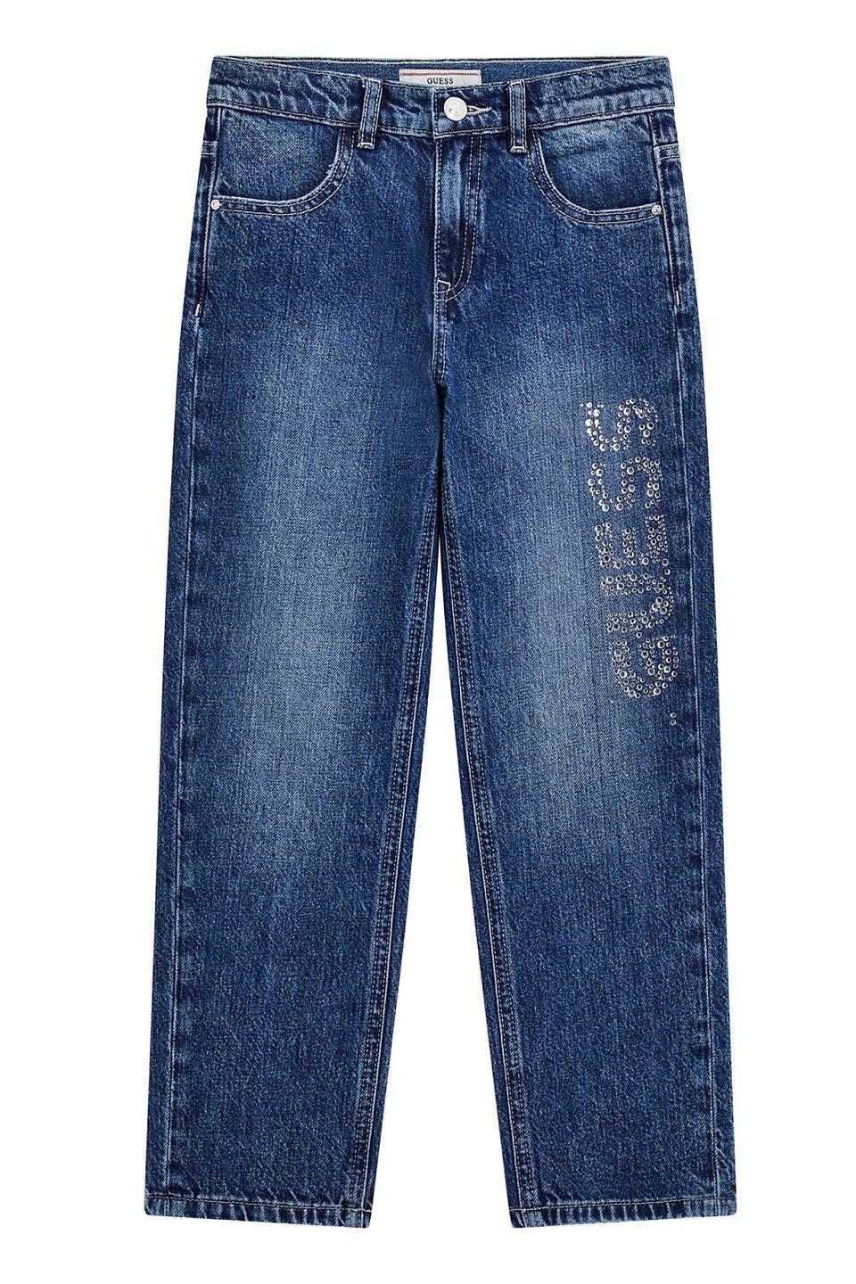 Джинсы Guess для девочки синие