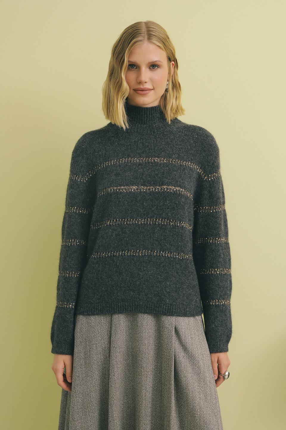 Пуловер Luisa Cerano с полосками