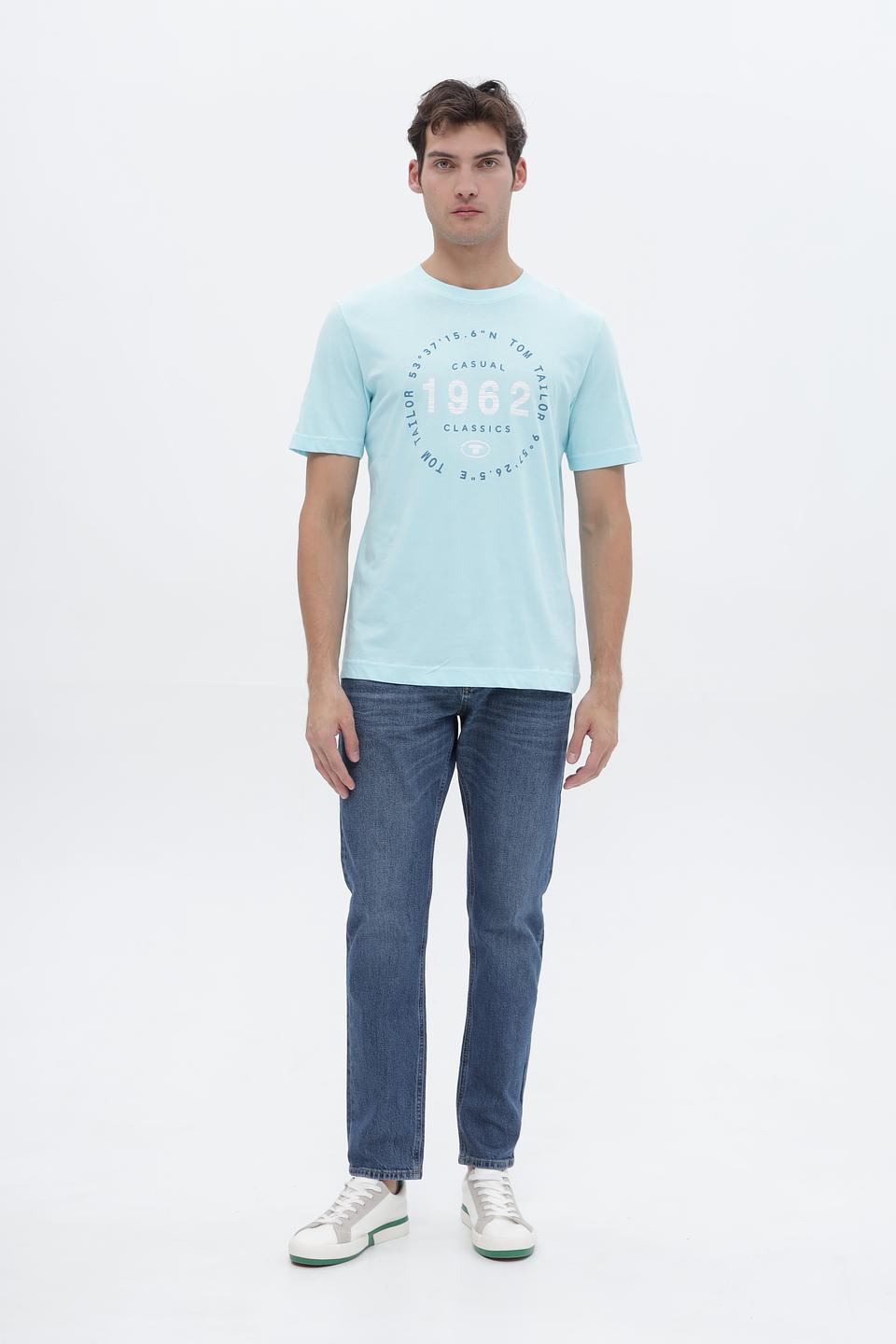 Футболка Tom Tailor CASUAL голубая