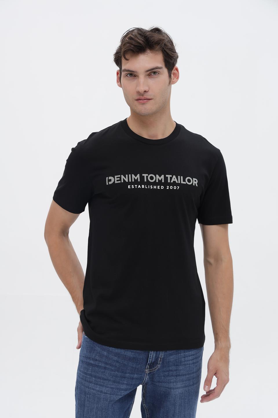 Футболка Tom Tailor denim чёрная