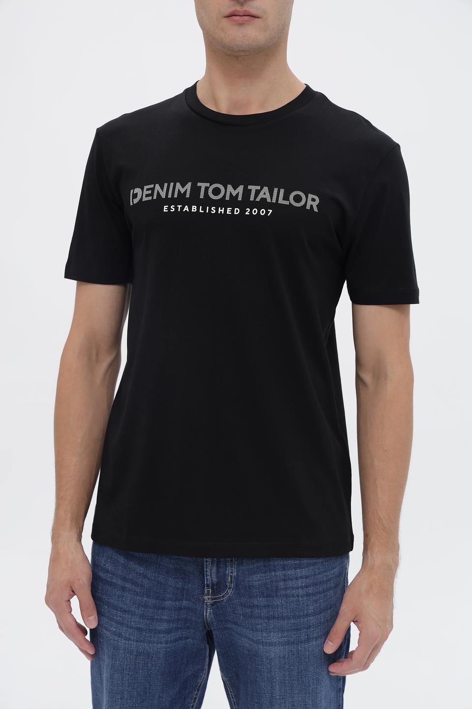 Футболка Tom Tailor denim чёрная