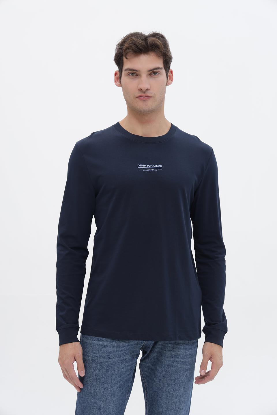 Футболка Tom Tailor denim темно-синяя