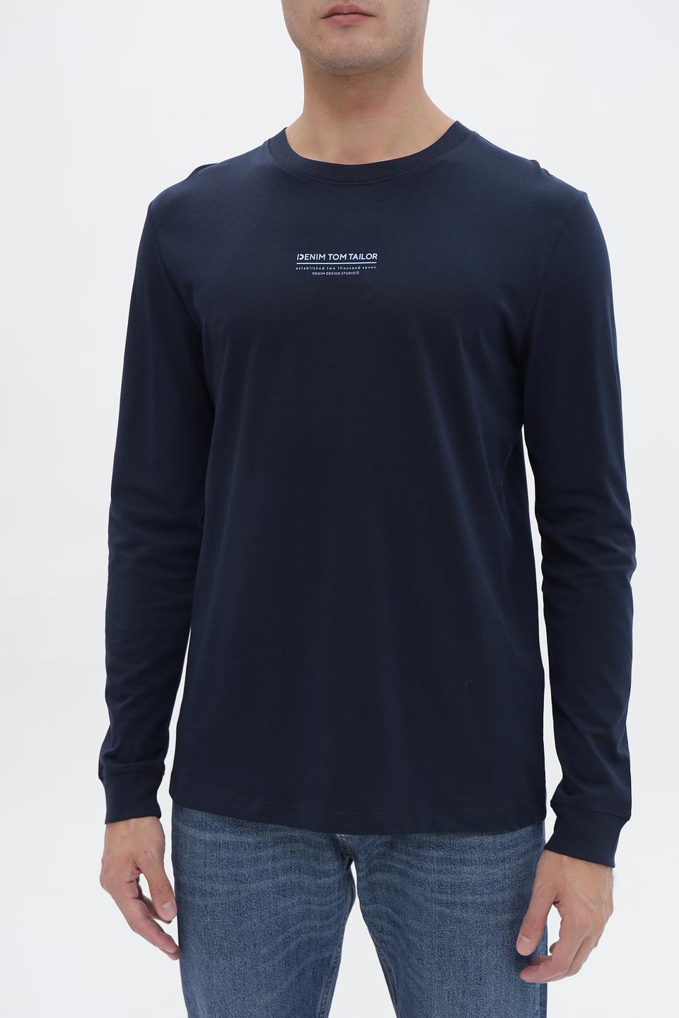 Футболка Tom Tailor denim темно-синяя