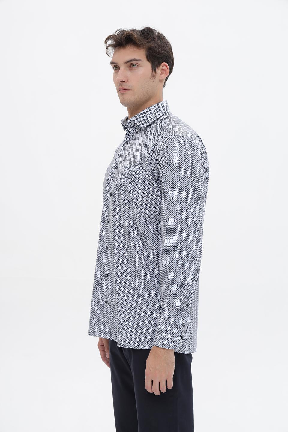 Рубашка Casa Moda с принтом