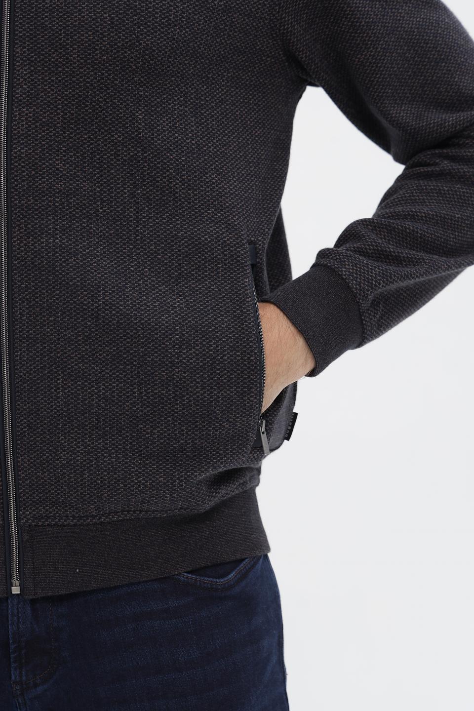 Кардиган Bugatti мужской серый