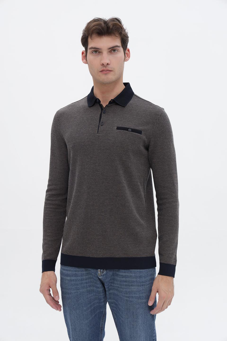 Джемпер Bugatti с воротником-поло