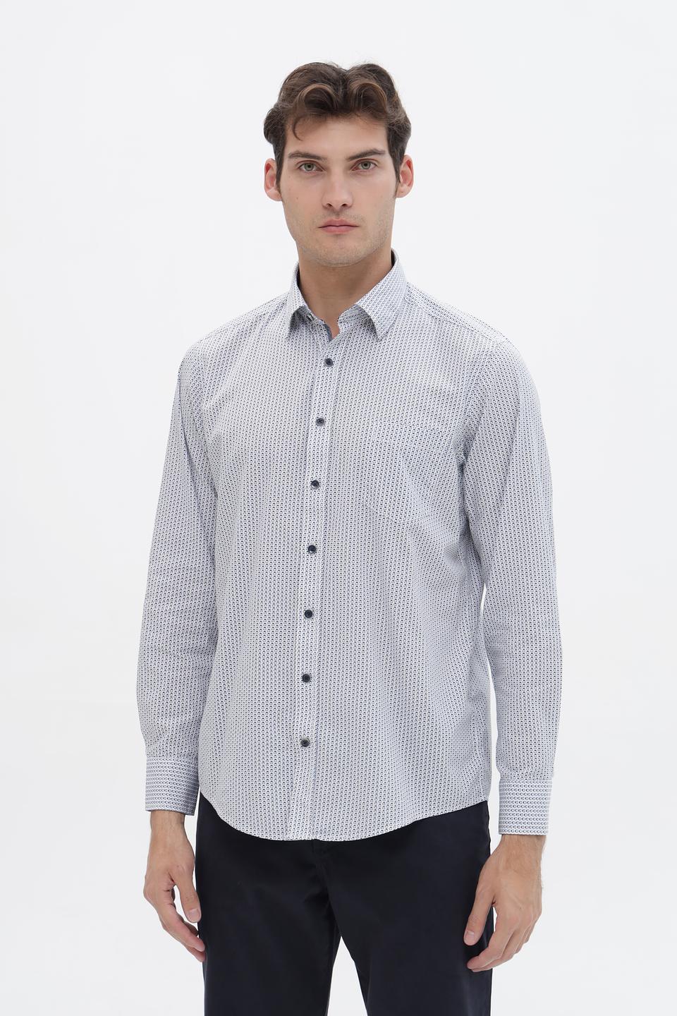 Рубашка Casa Moda с принтом