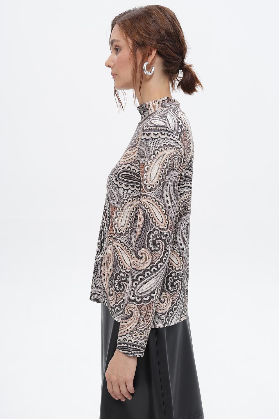 Блуза Gollehaug с принтом пейсли
